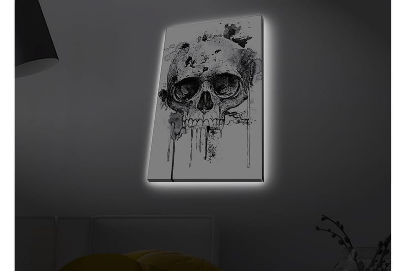 Väggdekor LED-belysning Canvas Målning - Inredning - Tavlor & konst - Canvastavlor