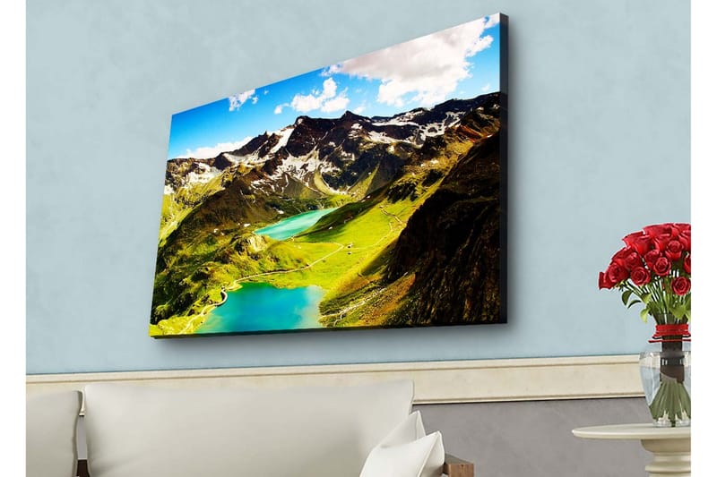 Väggdekor LED-belysning Canvas Målning - Inredning - Tavlor & konst - Canvastavlor