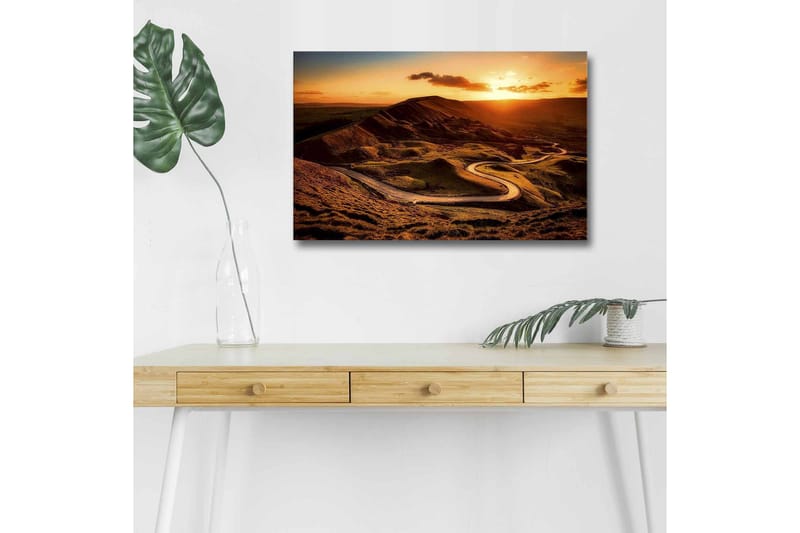 Väggdekor LED-belysning Canvas Målning - Inredning - Tavlor & konst - Canvastavlor