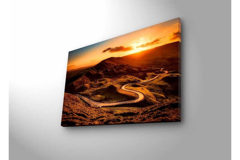 Väggdekor LED-belysning Canvas Målning - Inredning - Tavlor & konst - Canvastavlor