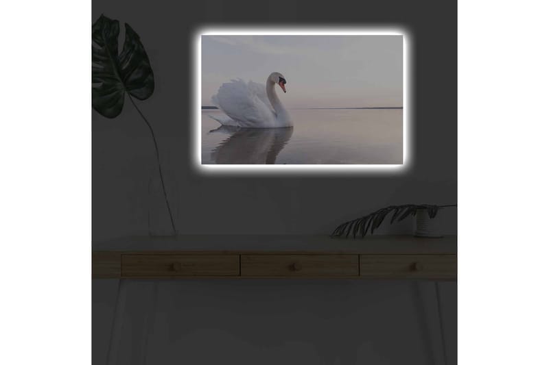 Väggdekor LED-belysning Canvas Målning - Inredning - Tavlor & konst - Canvastavlor