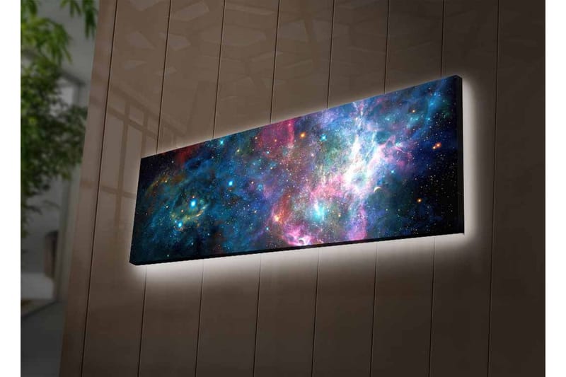 Väggdekor LED-belysning Canvas Målning - Inredning - Tavlor & konst - Canvastavlor
