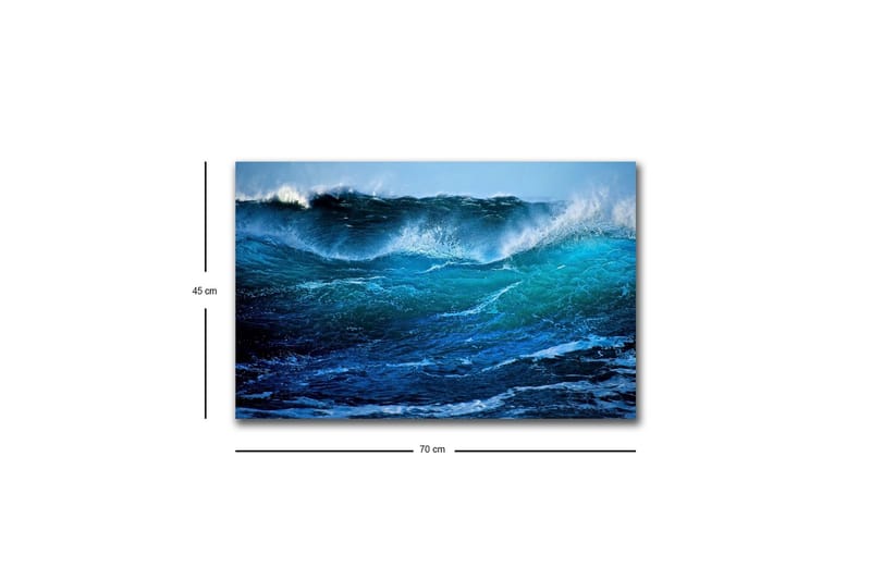 Väggdekor LED-belysning Canvas Målning - Inredning - Tavlor & konst - Canvastavlor