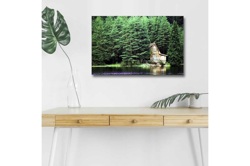 Väggdekor LED-belysning Canvas Målning - Inredning - Tavlor & konst - Canvastavlor
