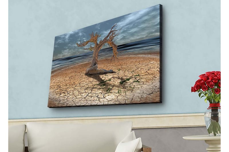 Väggdekor LED-belysning Canvas Målning - Inredning - Tavlor & konst - Canvastavlor