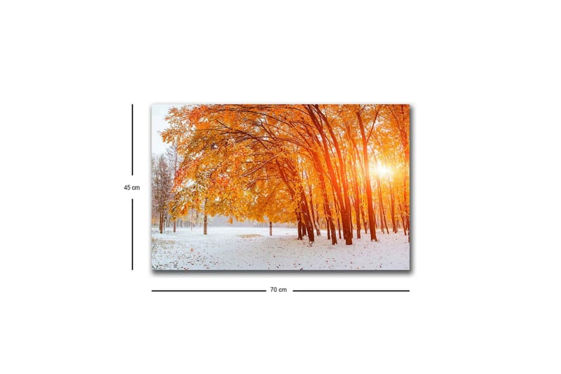 Väggdekor LED-belysning Canvas Målning - Inredning - Tavlor & konst - Canvastavlor