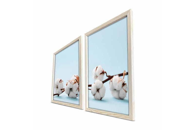 Väggdekor MDF Målning 2 Delar - Inredning - Tavlor & konst - Canvastavlor