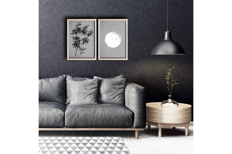 Väggdekor MDF Målning 2 Delar, undefined