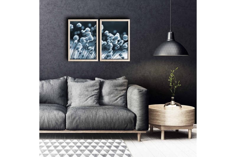 Väggdekor MDF Målning 2 Delar, undefined