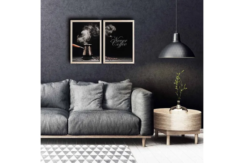 Väggdekor MDF Målning 2 Delar, undefined