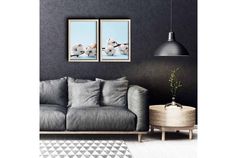 Väggdekor MDF Målning 2 Delar, undefined