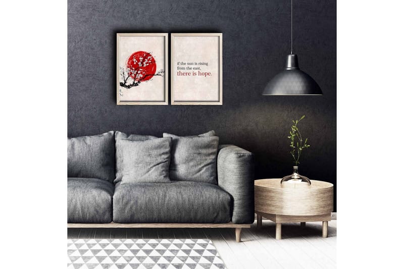 Väggdekor MDF Målning 2 Delar, undefined