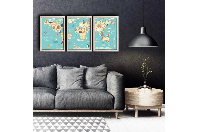 Väggdekor MDF Målning, undefined