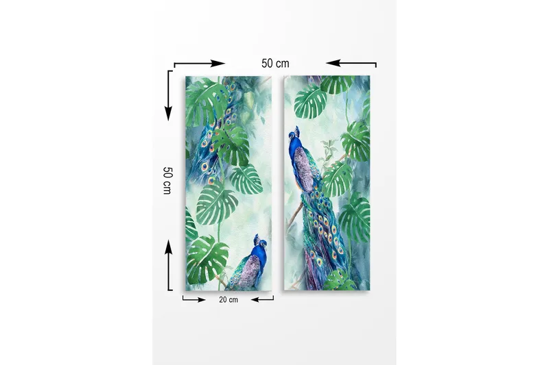 Väggdekor MDF Målning - Inredning - Tavlor & konst - Canvastavlor