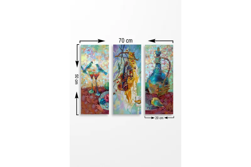 Väggdekor MDF Målning - Inredning - Tavlor & konst - Canvastavlor