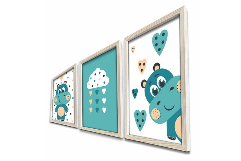 Väggdekor MDF Målning - Inredning - Tavlor & konst - Canvastavlor