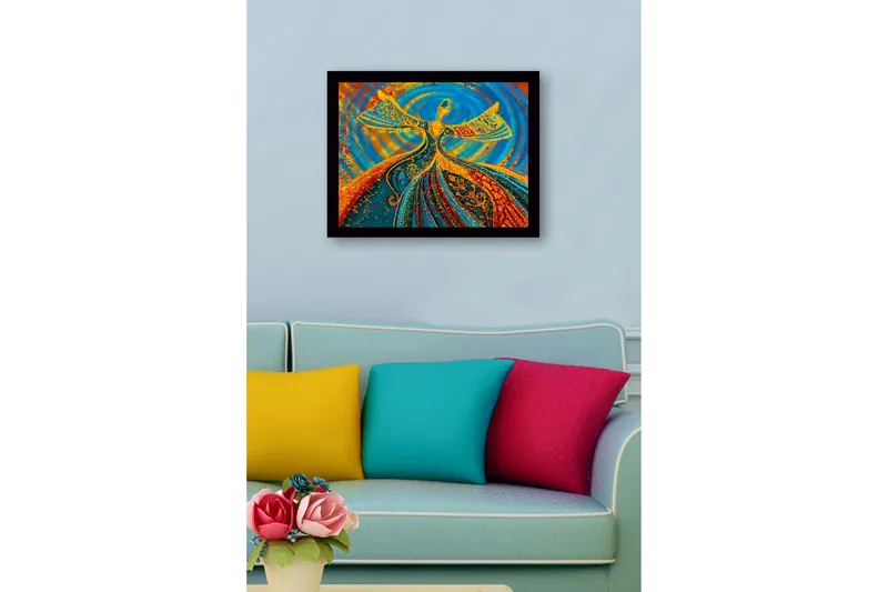 Väggdekor MDF Målning - Inredning - Tavlor & konst - Canvastavlor