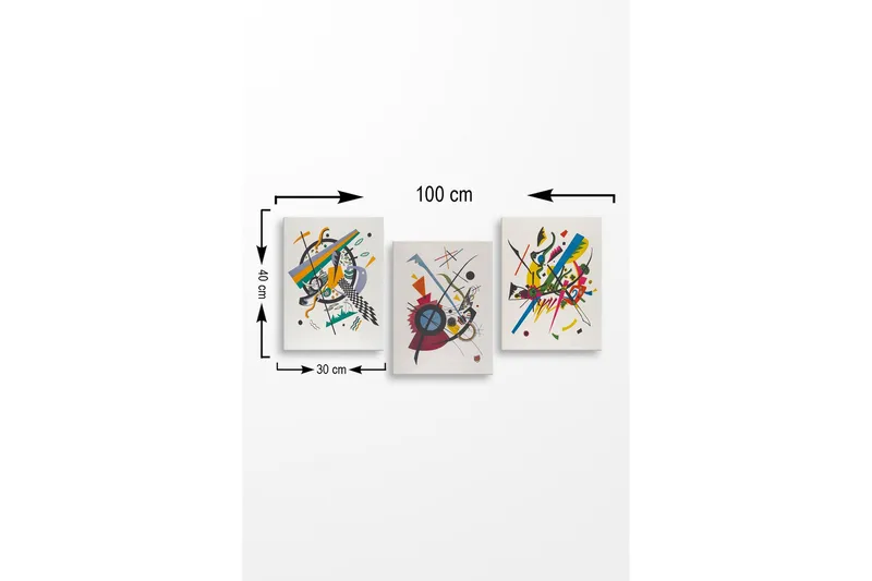 Väggdekor MDF Målning - Inredning - Tavlor & konst - Canvastavlor