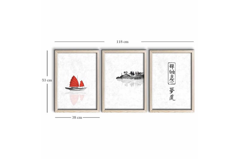 Väggdekor MDF Målning - Inredning - Tavlor & konst - Canvastavlor