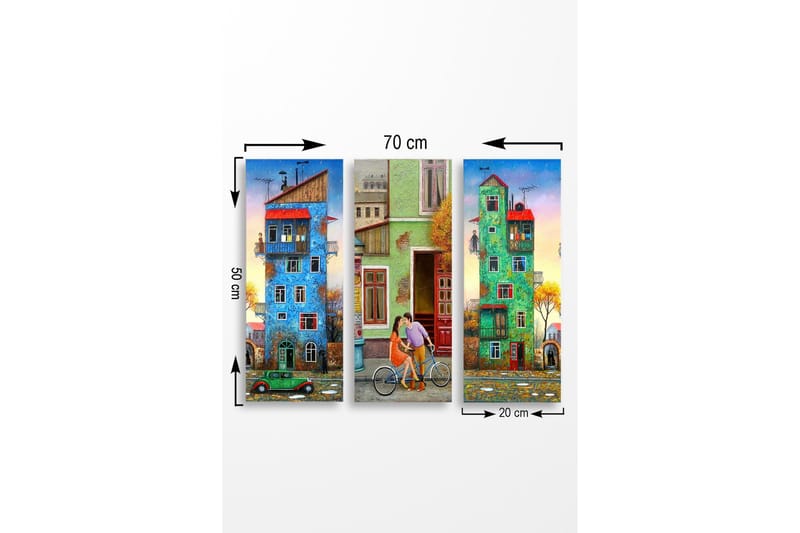 Väggdekor MDF Målning - Inredning - Tavlor & konst - Canvastavlor