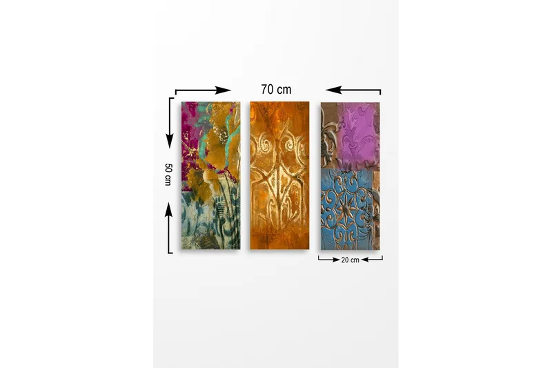 Väggdekor MDF Målning - Inredning - Tavlor & konst - Canvastavlor