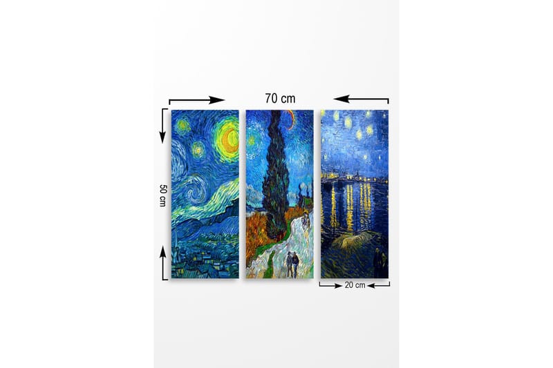 Väggdekor MDF Målning - Inredning - Tavlor & konst - Canvastavlor