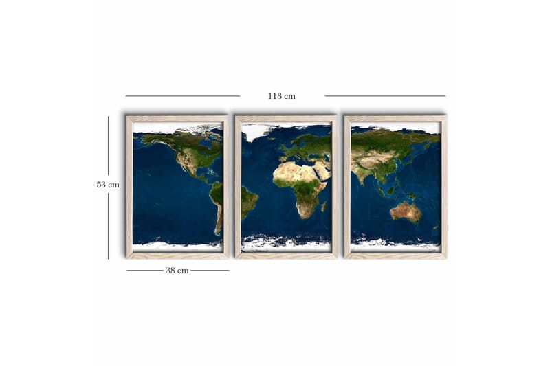 Väggdekor MDF Målning - Inredning - Tavlor & konst - Canvastavlor