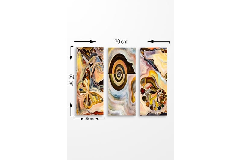 Väggdekor MDF Målning - Inredning - Tavlor & konst - Canvastavlor