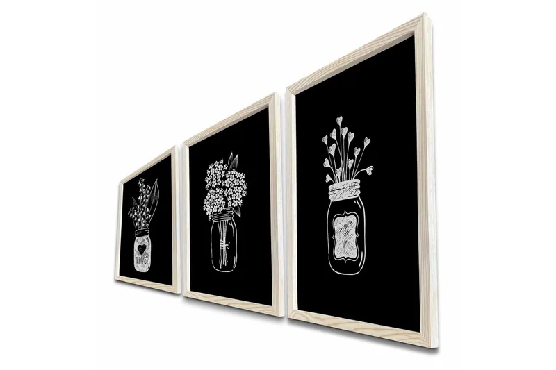 Väggdekor MDF Målning - Inredning - Tavlor & konst - Canvastavlor