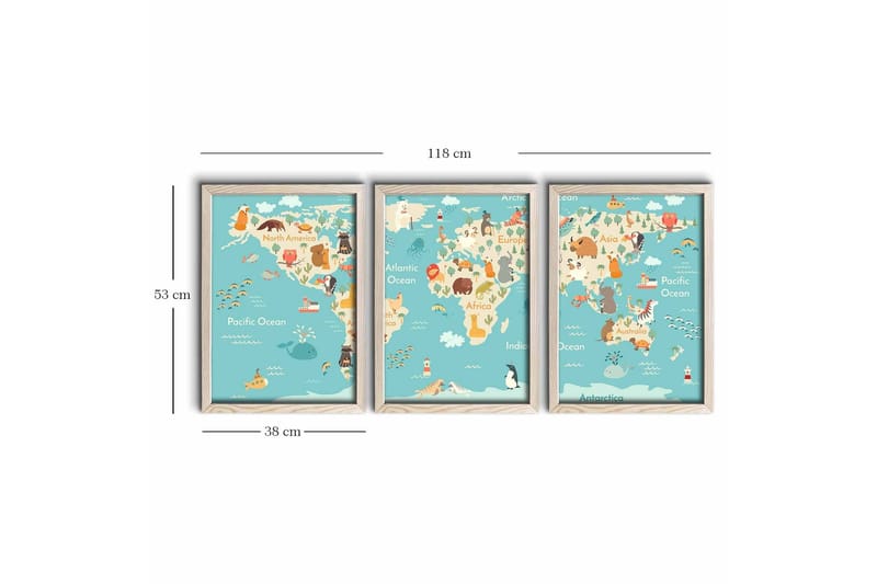 Väggdekor MDF Målning - Inredning - Tavlor & konst - Canvastavlor