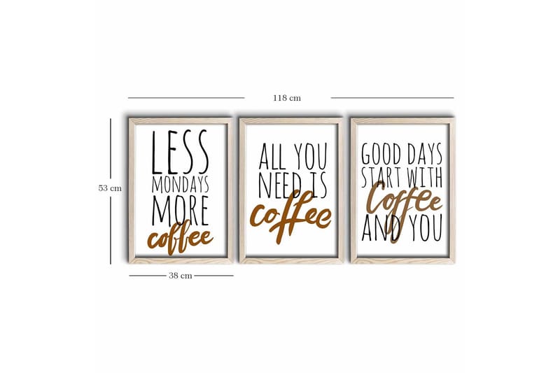 Väggdekor MDF Målning - Inredning - Tavlor & konst - Canvastavlor