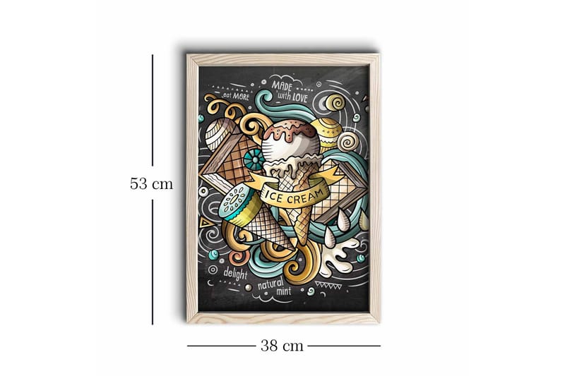 Väggdekor MDF Målning - Inredning - Tavlor & konst - Canvastavlor