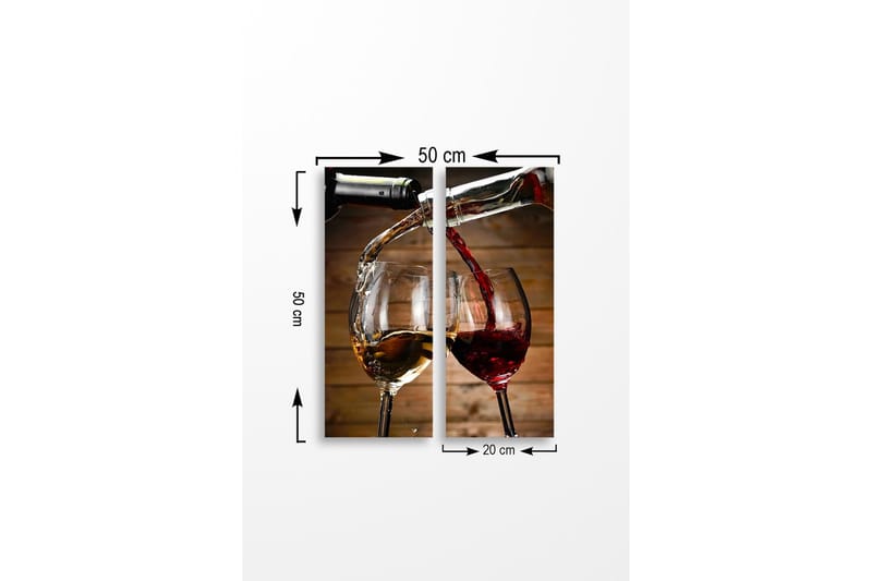 Väggdekor MDF Målning - Inredning - Tavlor & konst - Canvastavlor