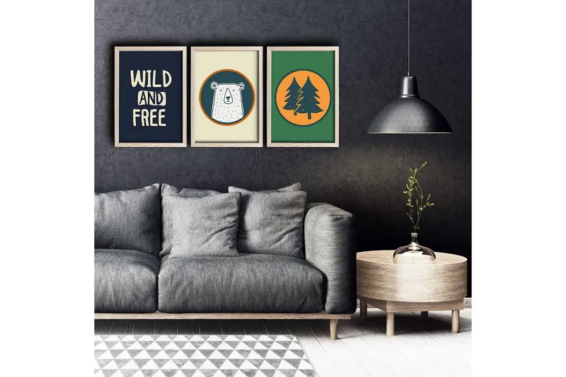 Väggdekor MDF Målning, undefined