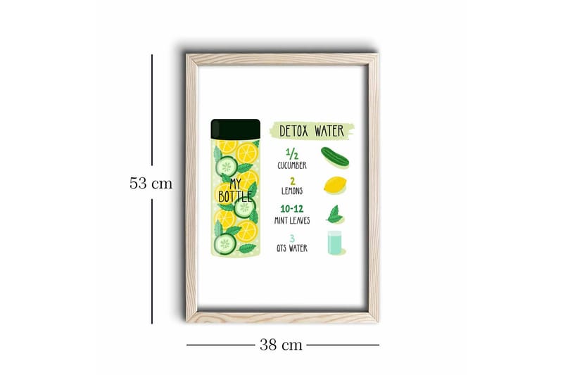 Väggdekor MDF Målning - Inredning - Tavlor & konst - Canvastavlor