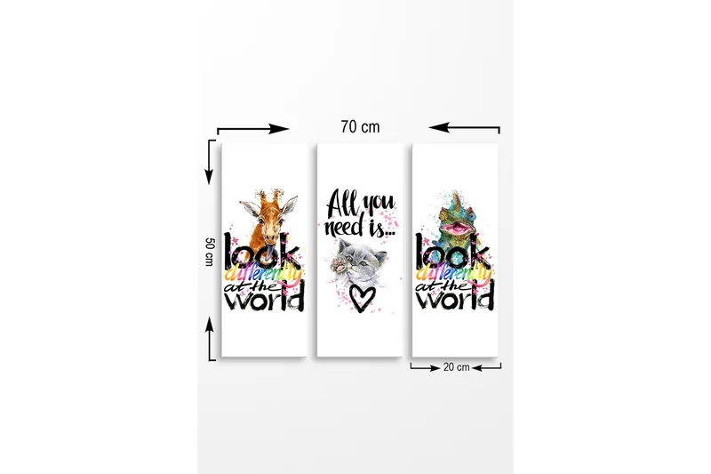 Väggdekor MDF Målning - Inredning - Tavlor & konst - Canvastavlor