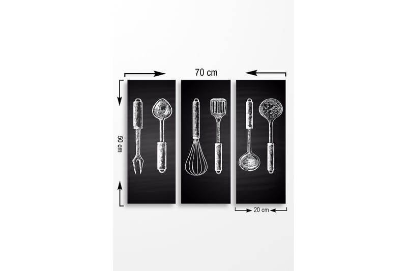 Väggdekor MDF Målning - Inredning - Tavlor & konst - Canvastavlor