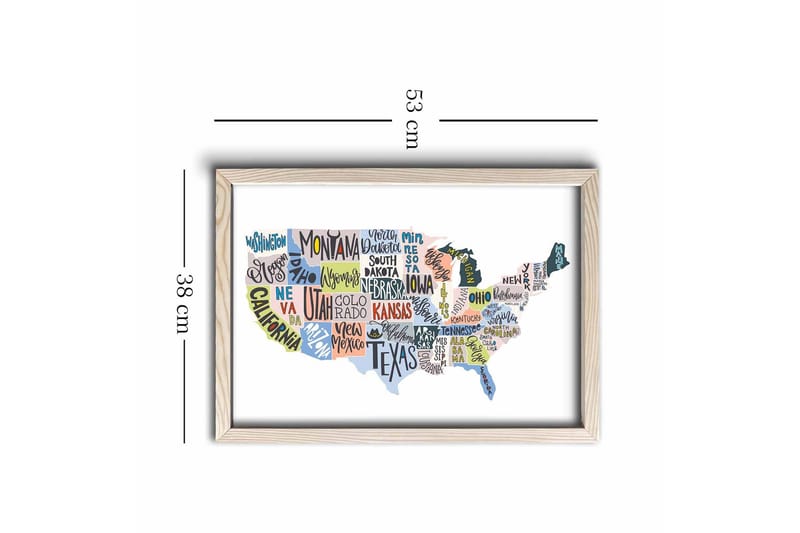 Väggdekor MDF Målning - Inredning - Tavlor & konst - Canvastavlor