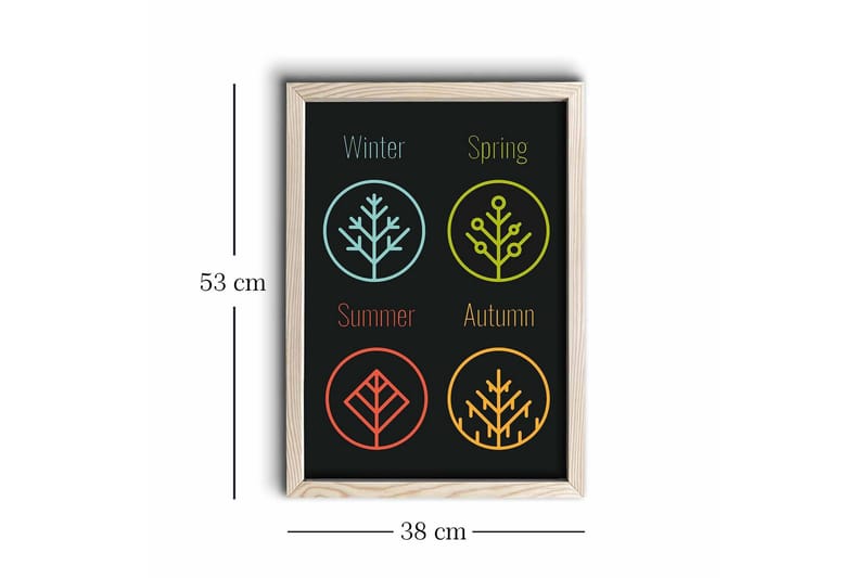 Väggdekor MDF Målning - Inredning - Tavlor & konst - Canvastavlor