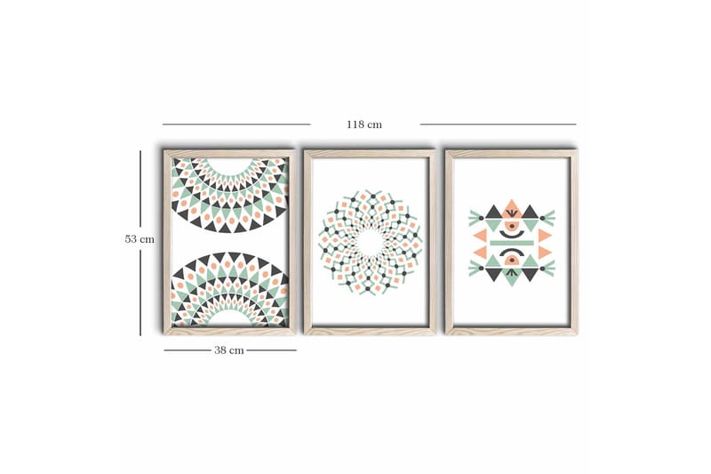 Väggdekor MDF Målning - Inredning - Tavlor & konst - Canvastavlor