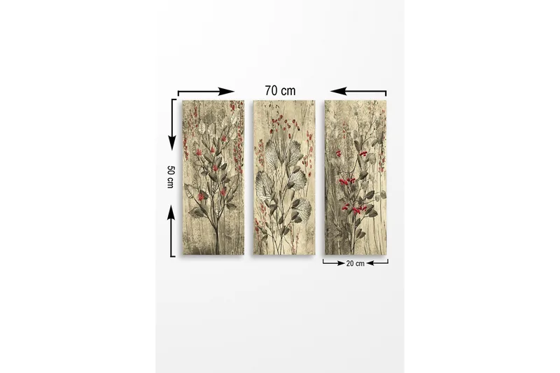 Väggdekor MDF Målning - Inredning - Tavlor & konst - Canvastavlor