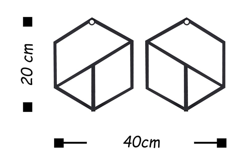 Väggdekoration Hängare - Inredning - Tavlor & konst - Canvastavlor