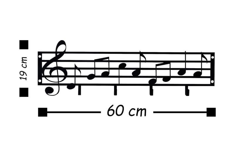 Väggdekoration Hängare - Inredning - Tavlor & konst - Canvastavlor