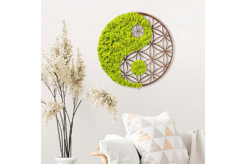 Yin Yang Canvastavla - 44x44 cm - Inredning - Tavlor & konst - Canvastavlor