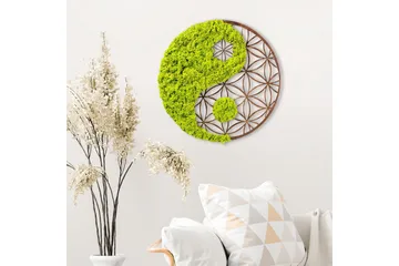 Yin Yang Canvastavla - 44x44 cm - Inredning - Tavlor & konst - Canvastavlor