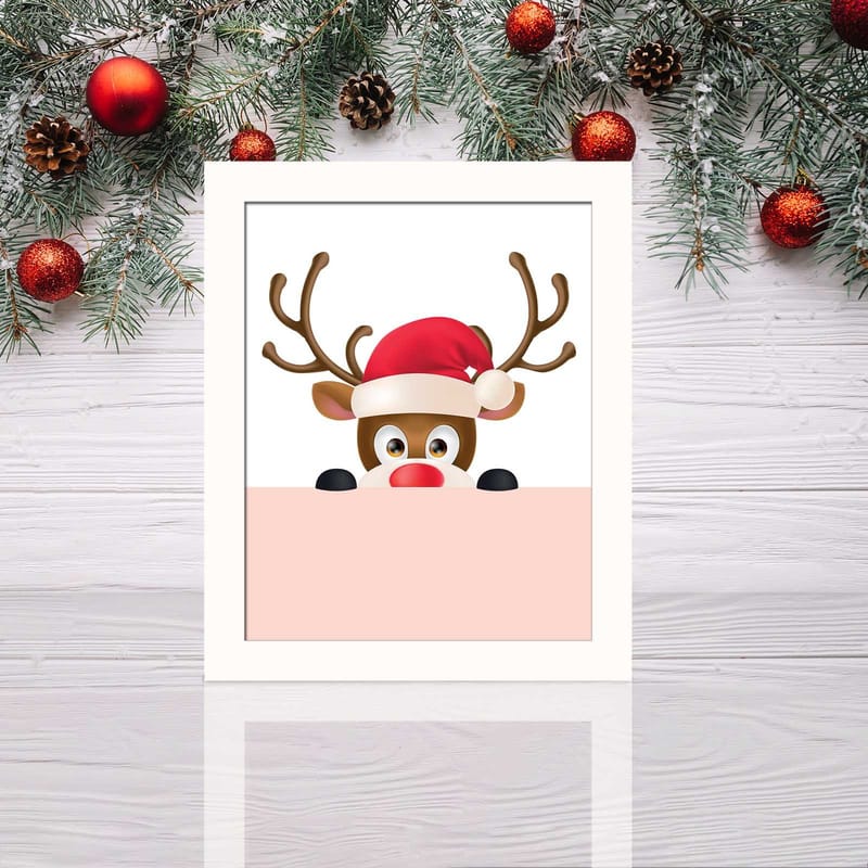 Decorative Framed MDF Painting 23,5x28,5 - Inredning - Tavlor & konst