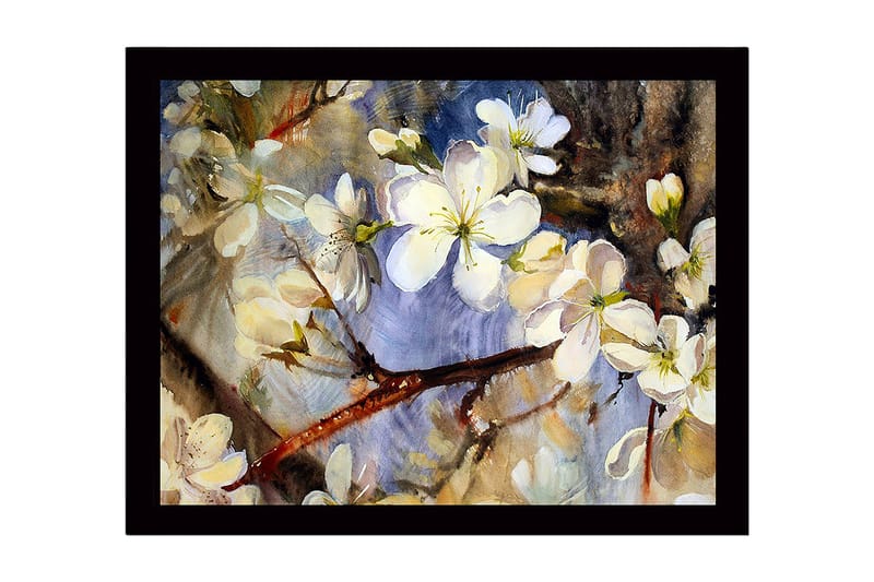 Dekorativ Inramad MDF-målning 41x56 cm - Flerfärgad - Inredning - Tavlor & konst