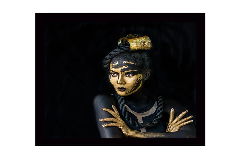Dekorativ Inramad MDF-målning 41x56 cm - Flerfärgad - Inredning - Tavlor & konst
