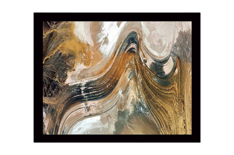 Dekorativ Inramad MDF-målning 41x56 cm - Flerfärgad - Inredning - Tavlor & konst