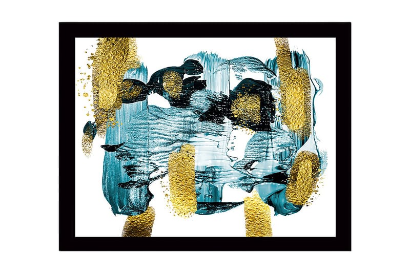 Dekorativ Inramad MDF-målning 41x56 cm - Flerfärgad - Inredning - Tavlor & konst